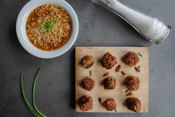 Mongolian Meatball Ramen recipe