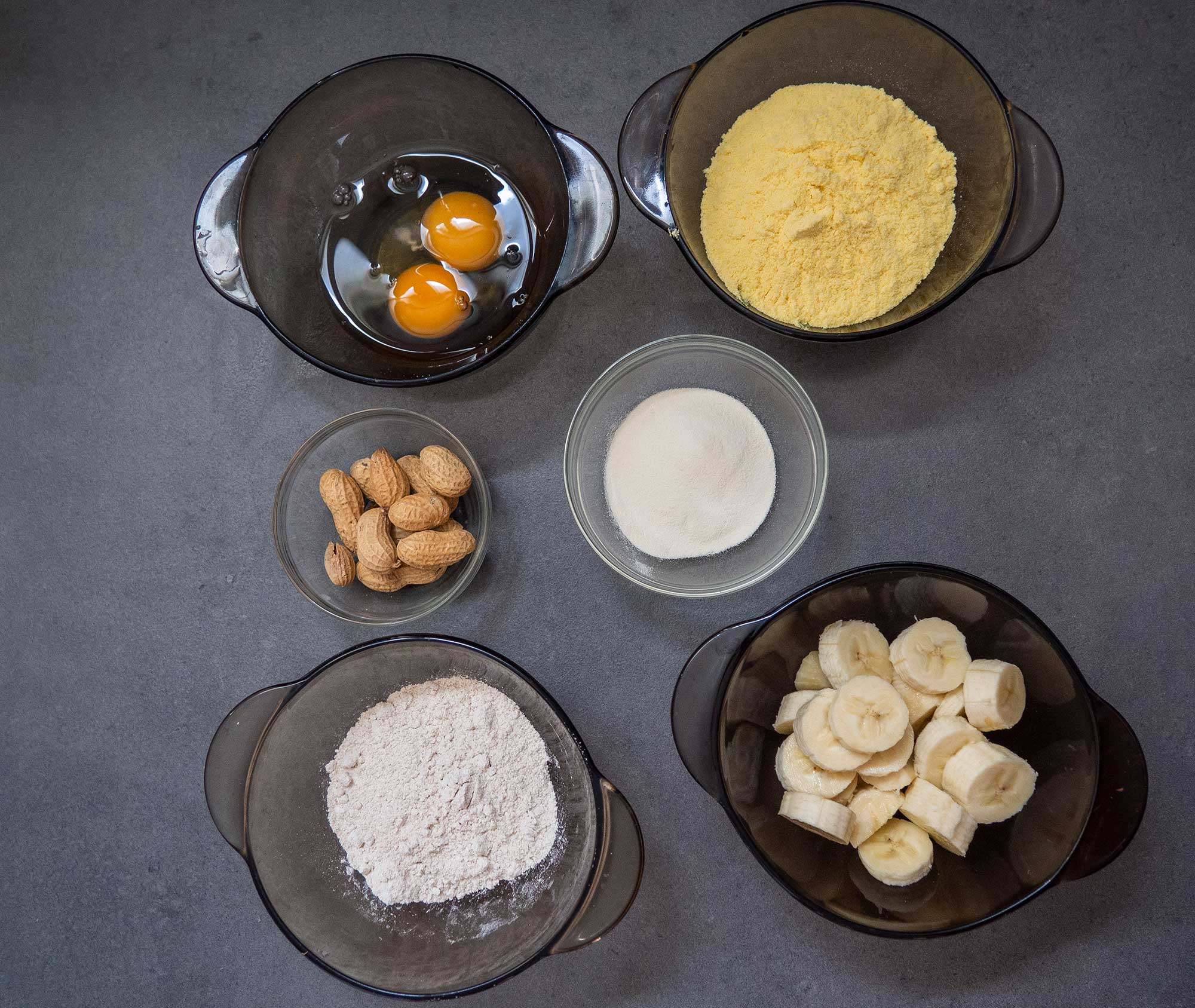 Protein Banana Bread ingredients