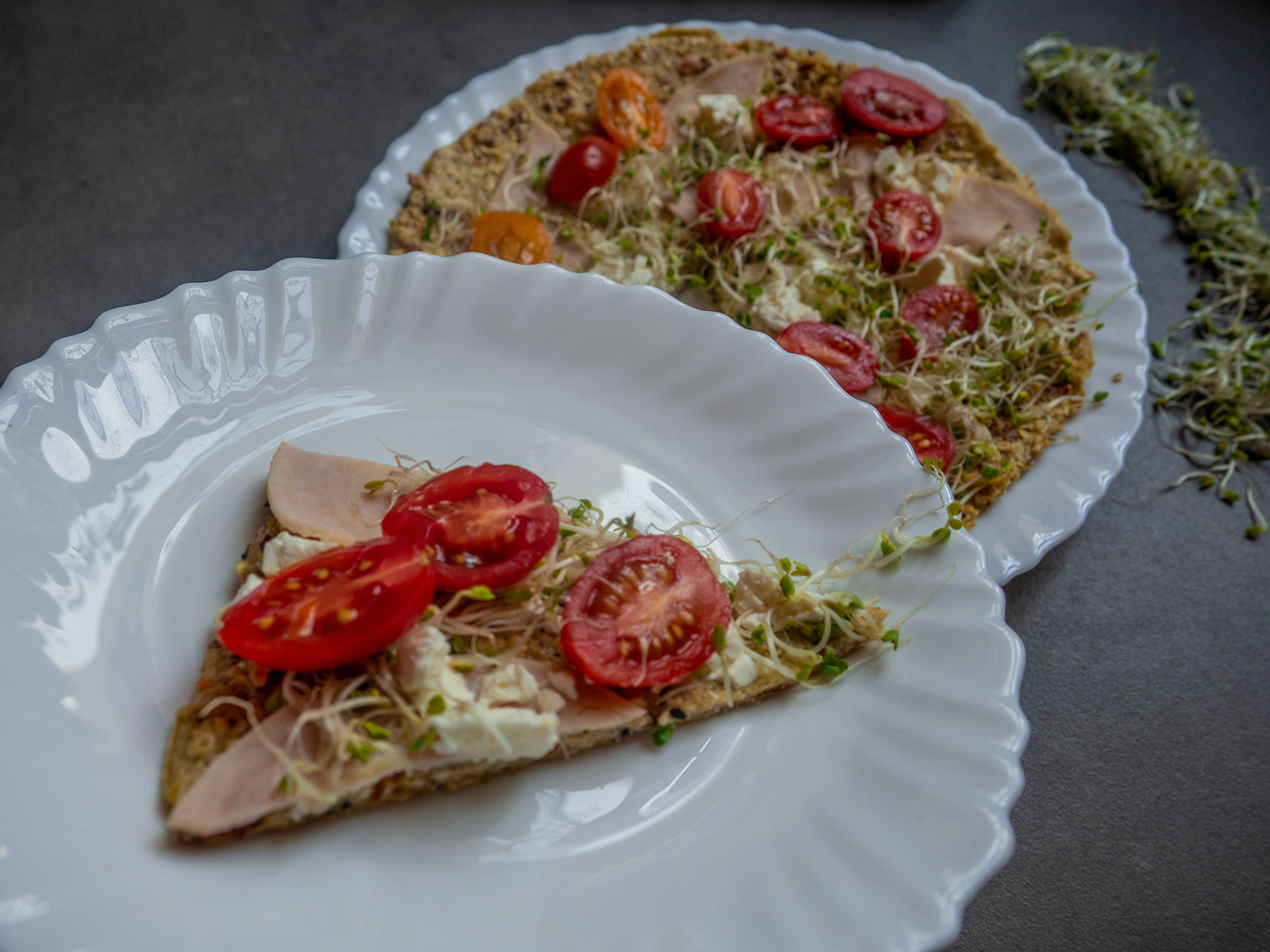 Oat Pizza piece