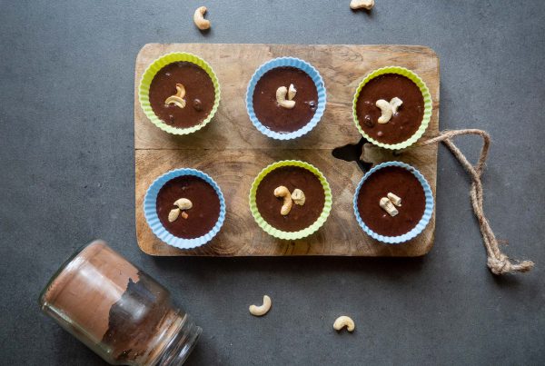 Brownie Muffins with Cashew Nuts