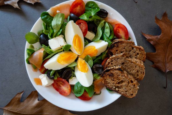 salad with salmon recipe