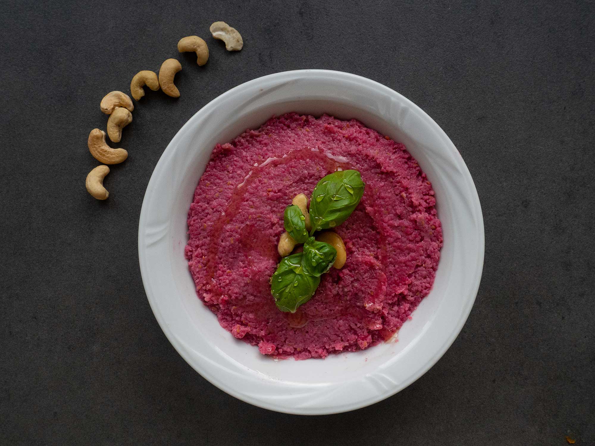 Raspberry Couscous with Cashews