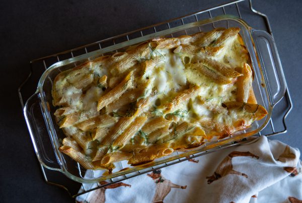 Cheese Bake with Salmon